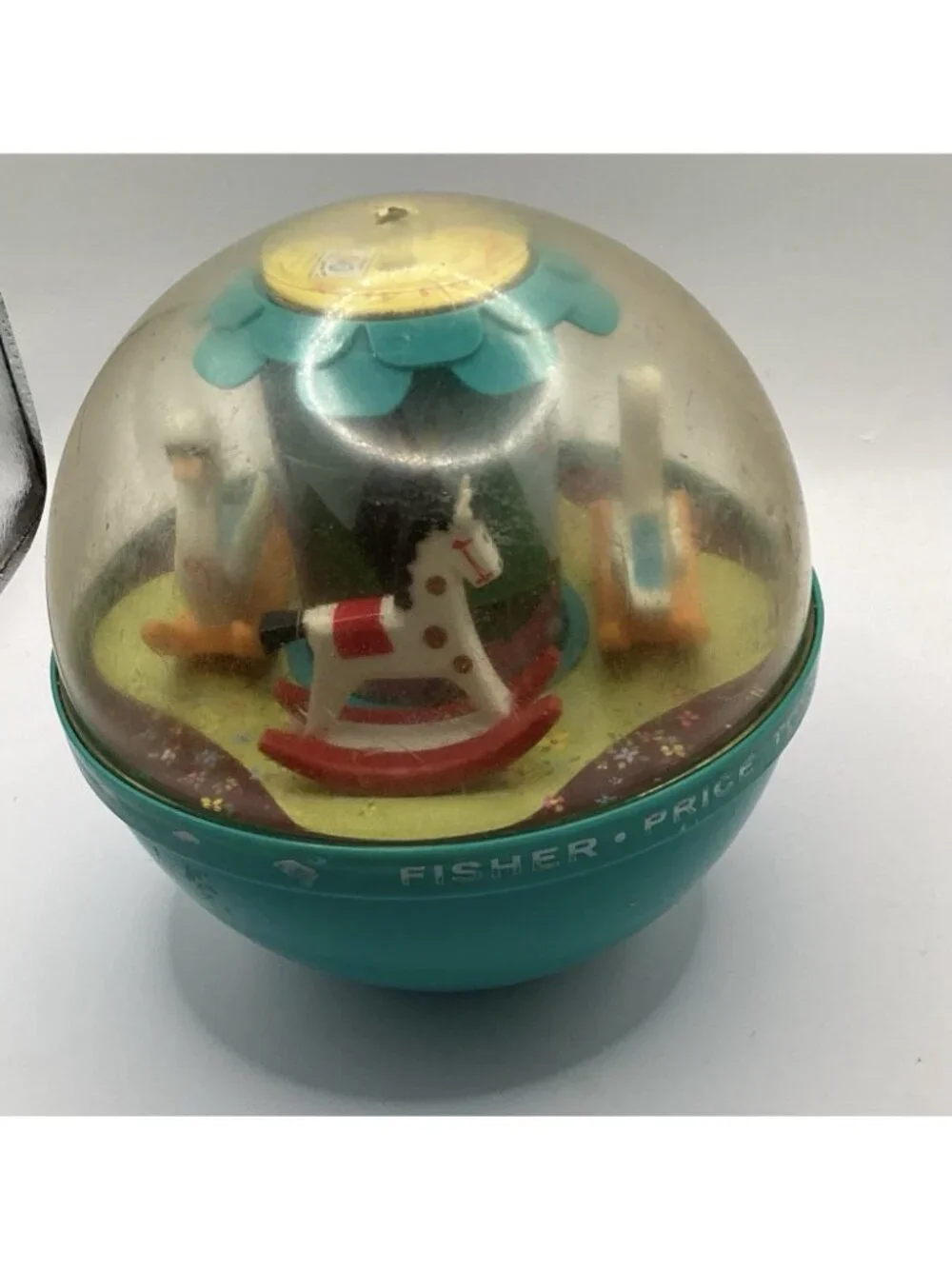 1966 Vintage Fisher Price Roly Poly Chime Ball